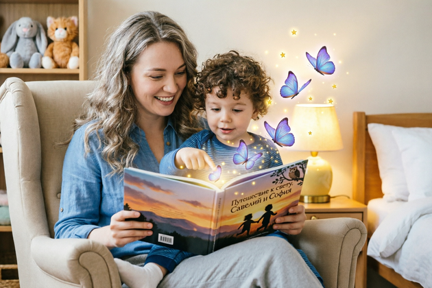 Именная книга в твёрдом переплёте как лучший подарок ребёнку